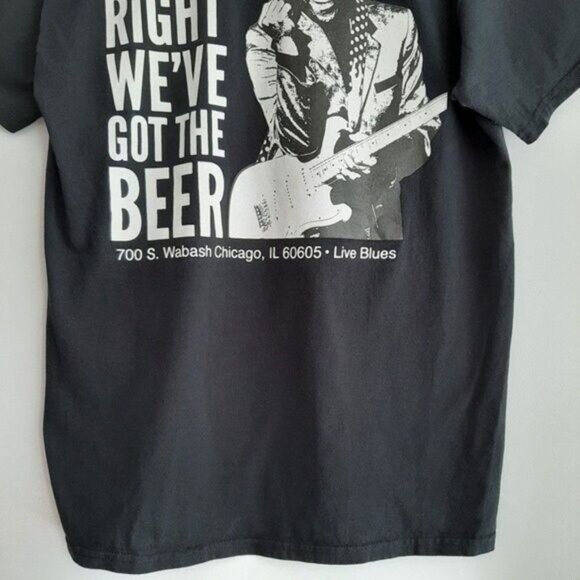 BUDDY BREW Buddy Guy Beer T-shirt Men's Sz L Flawed - Picture 9 of 12